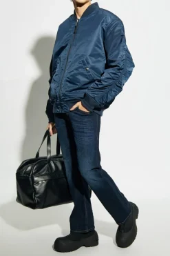 Diesel GRANATOWY Dwustronna `J-HELD` typu `bomber`