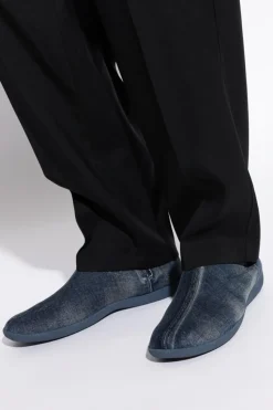 Diesel GRANATOWY Jeansowe buty `D-SHOCK D-SHOCK BT`
