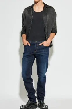 Diesel GRANATOWY Jeansy `2023 D-FINITIVE`