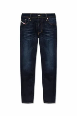 Diesel GRANATOWY Jeansy `1986 LARKEE-BEEX`