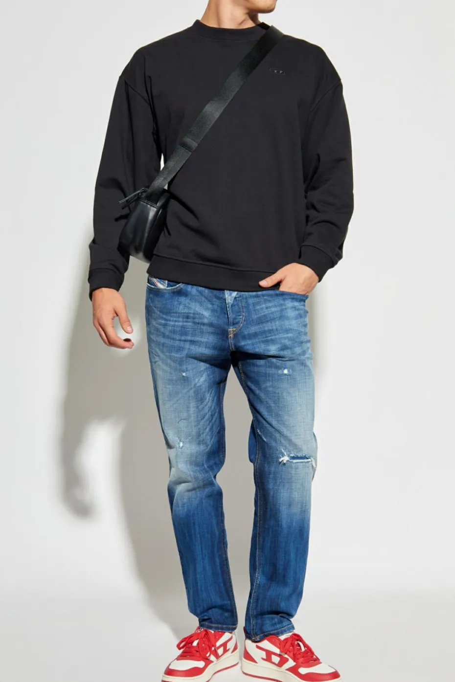 Diesel GRANATOWY Jeansy `2023 D-FINITIVE`