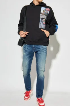 Diesel GRANATOWY Jeansy `2019 D-STRUKT`