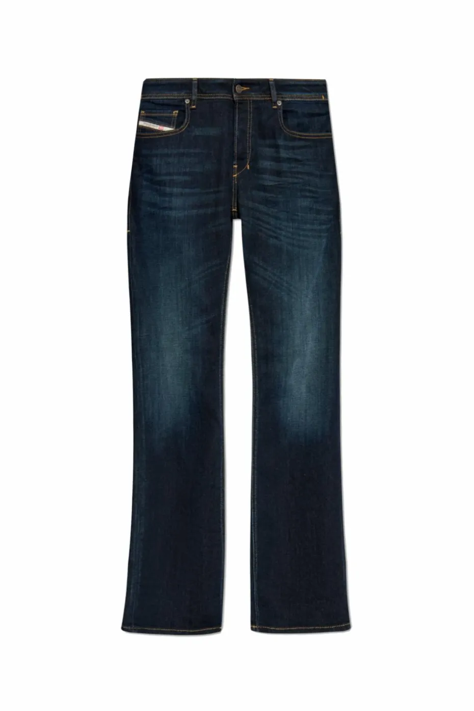 Diesel GRANATOWY Jeansy ` 2007 ZATINY` L.34