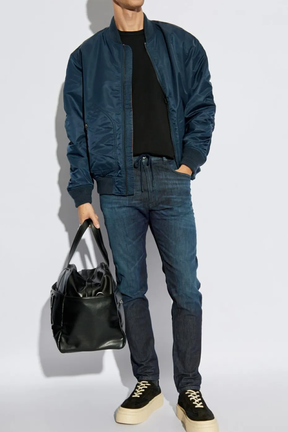 Diesel GRANATOWY Jeansy `2032 D-KROOLEY-B`