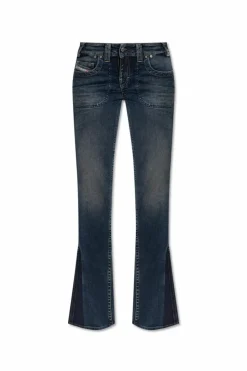 Diesel GRANATOWY Jeansy 'D-RESH-RE'