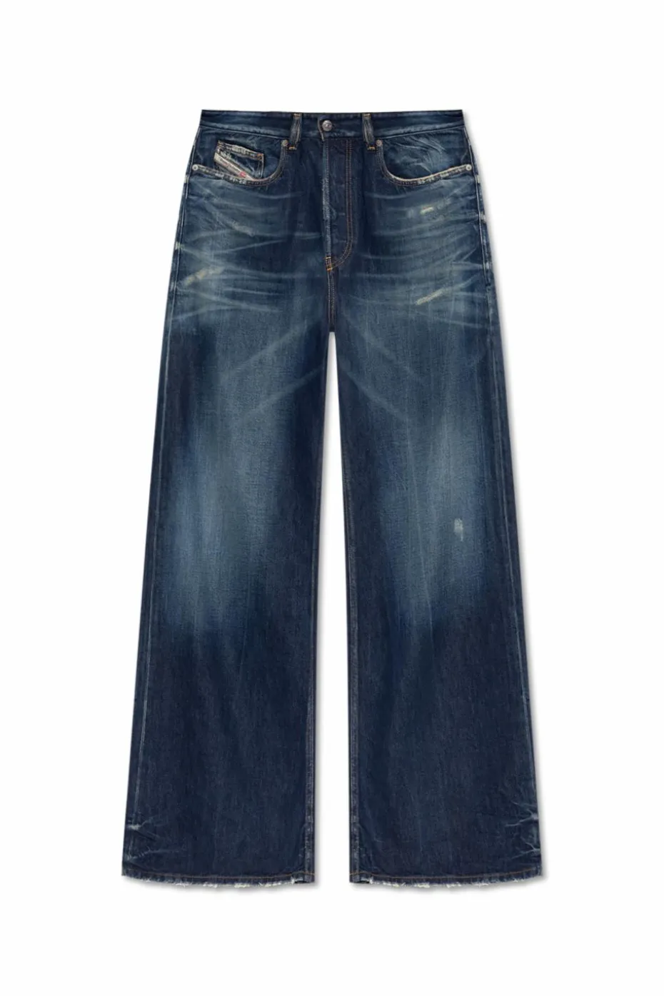 Diesel GRANATOWY Jeansy `D-RISE`