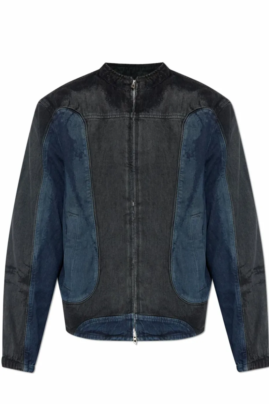 Diesel GRANATOWY Kurtka jeansowa `D-BLENK-S`