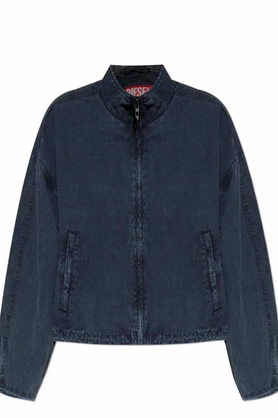 Diesel GRANATOWY Lekka kurtka ` G-LEAM-R1`