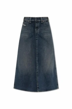 Diesel GRANATOWY Spódnica `DE-PAGO-MID-RE`