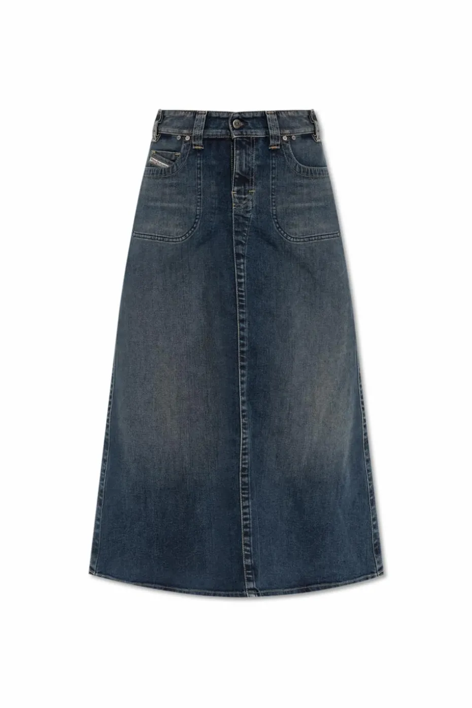 Diesel GRANATOWY Spódnica `DE-PAGO-MID-RE`