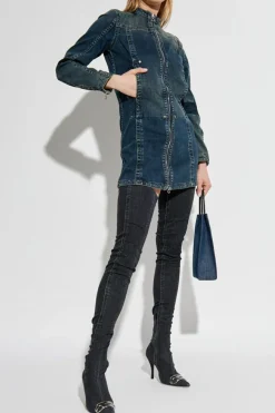 Diesel GRANATOWY Sukienka `DE-ROMI-RE`