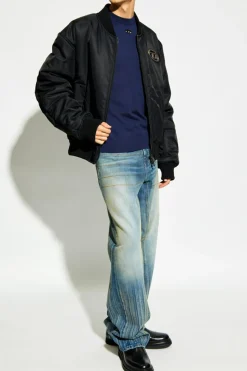 Diesel GRANATOWY Sweter `K-GARTH`