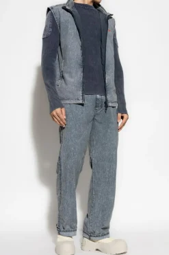 Diesel GRANATOWY Sweter `K-MARTIN`