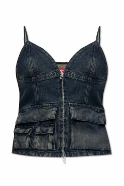 Diesel GRANATOWY Top `DE-MELLIS-S`
