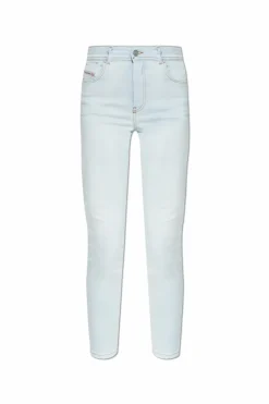 Diesel jasnoniebieski Jeansy `1984 SLANDY-HIGH` typu `super skinny`