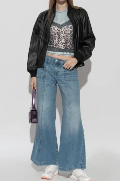 Diesel jasnoniebieski T-shirt `T-ILENI`