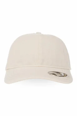 Diesel kremowy Czapka z daszkiem ‘C-PLAK’