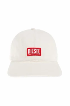 Diesel kremowy Czapka z daszkiem `CORRY-JACQ-WASH`