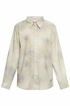 Diesel kremowy Koszula ` S-LEIE-SHORT`