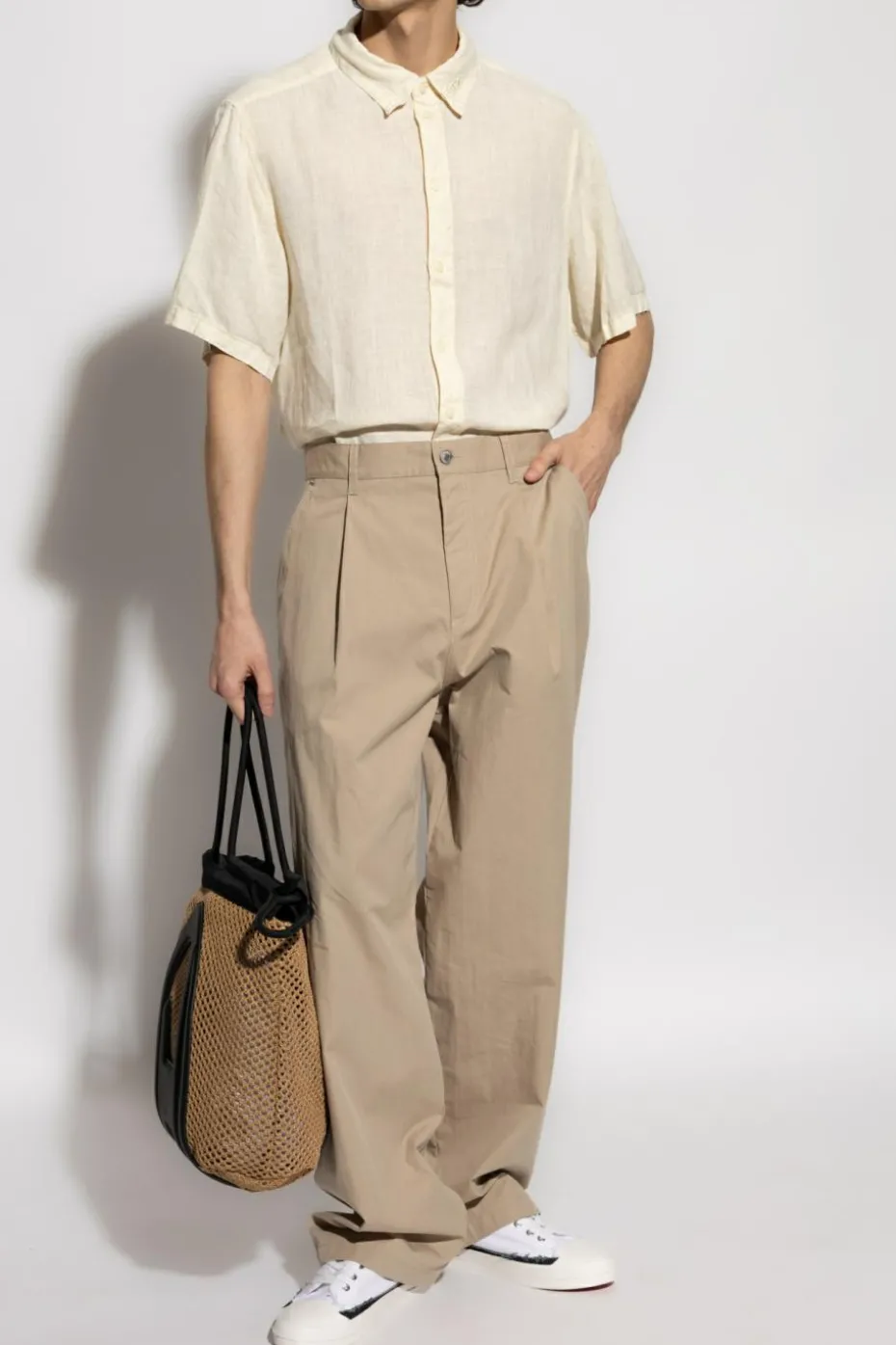 Diesel kremowy Koszula ` S-UCCLE-A`