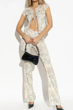 Diesel kremowy Legginsy `P-AFFAL`