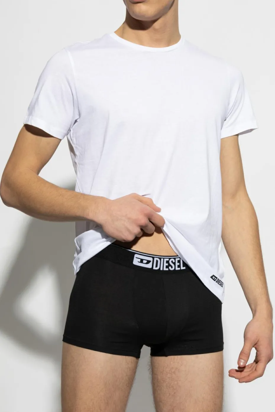 Diesel MULTIKOLOR Trójpak t-shirtów `RANDAL-D-BOX-3PACK`