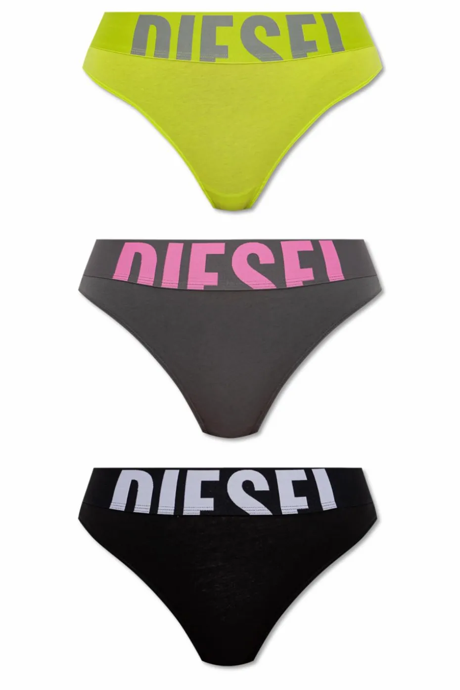 Diesel MULTIKOLOR Trójpak stringów `UFST-STARS-THREEPACK`