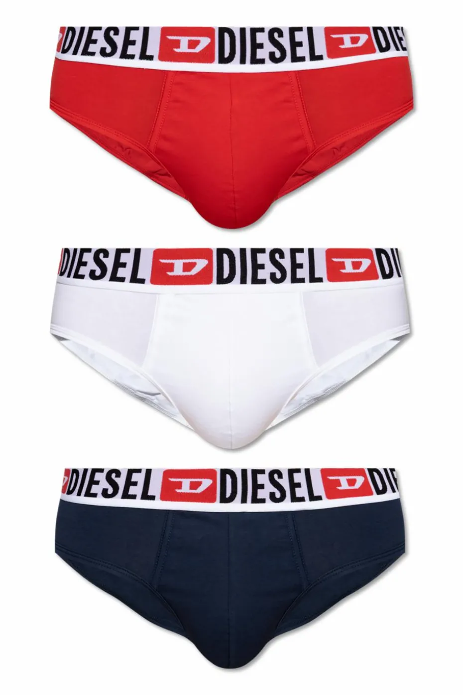 Diesel MULTIKOLOR Trójpak slipów `UMBR-ANDRETHREEPACK`