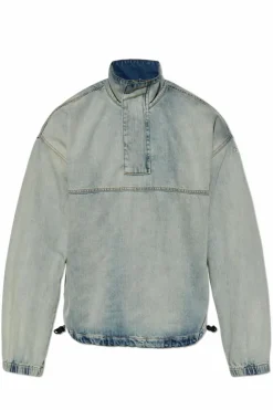 Diesel NIEBIESKI Bluza jeansowa ` D-FLOW-S1`