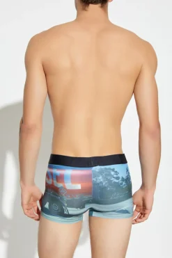 Diesel NIEBIESKI Bokserki `DAMIEN-D-POP-40 BOXER`
