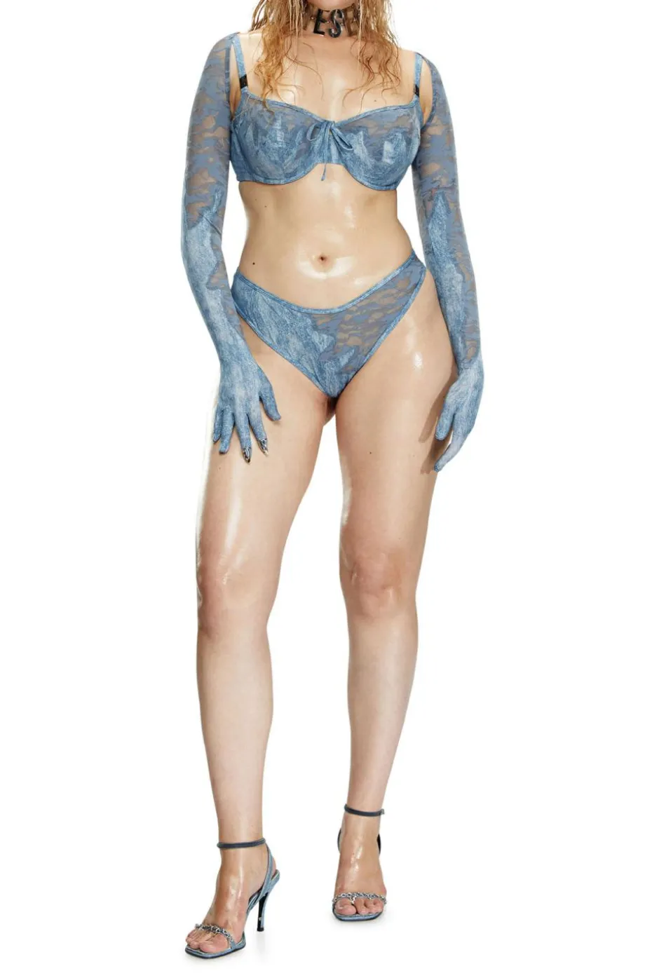 Diesel NIEBIESKI Diesel X Savage X Fenty PLUS SIZE