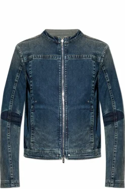 Diesel NIEBIESKI Jeansowa kurtka `D-GLORY-RE`