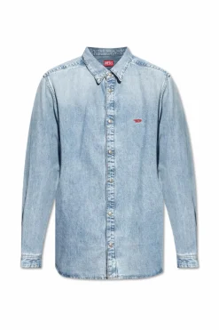 Diesel NIEBIESKI Jeansowa koszula ‘D-SIMPLY’