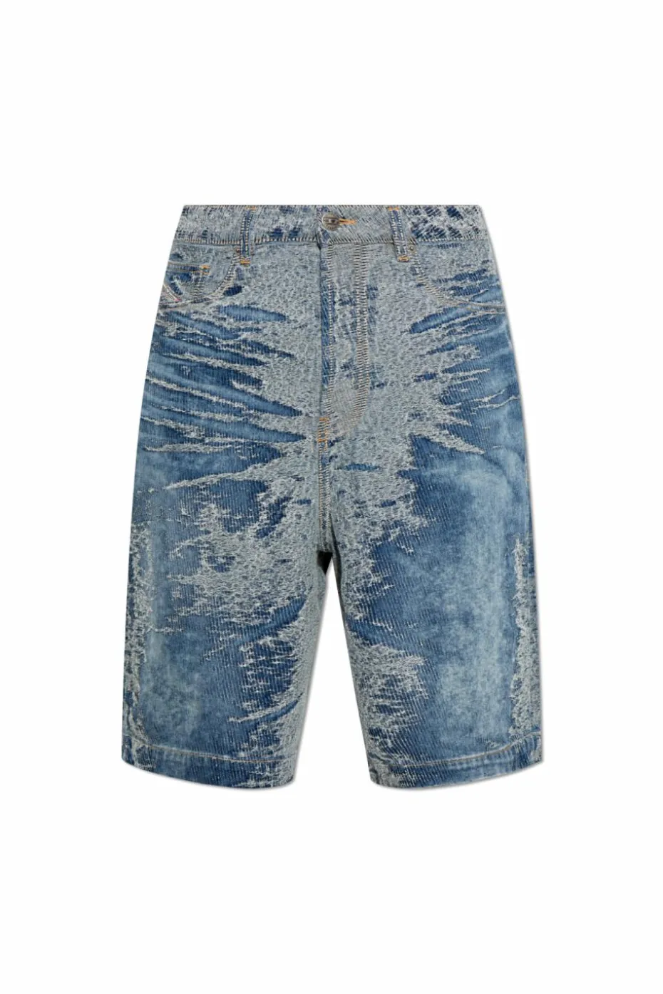 Diesel NIEBIESKI Jeansowe szorty `D-LIRE-SHORT-S`