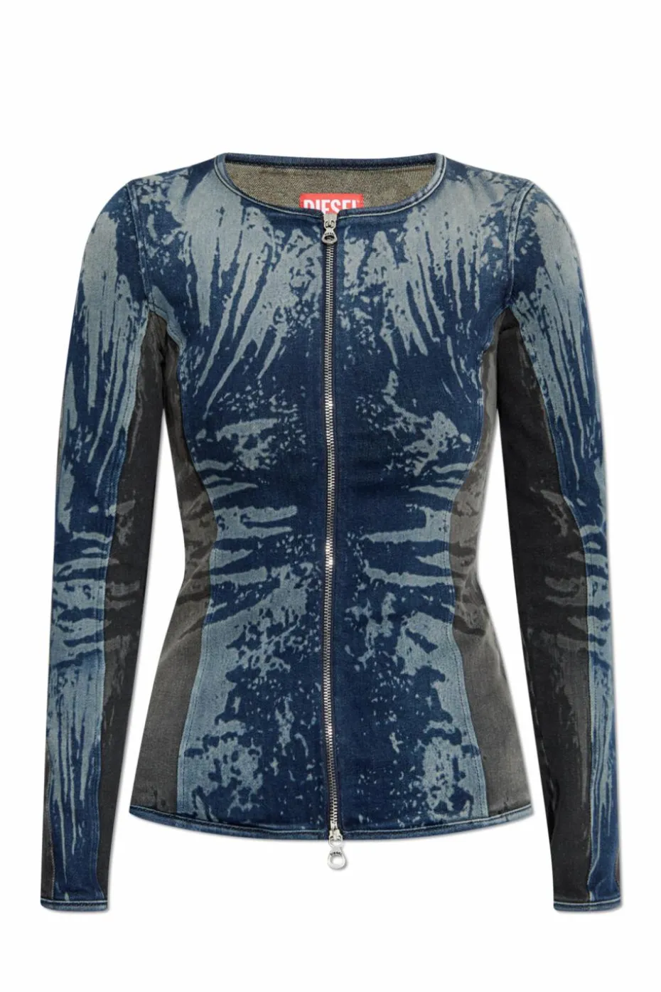 Diesel NIEBIESKI Jeansowy top `DE-GARY-S`