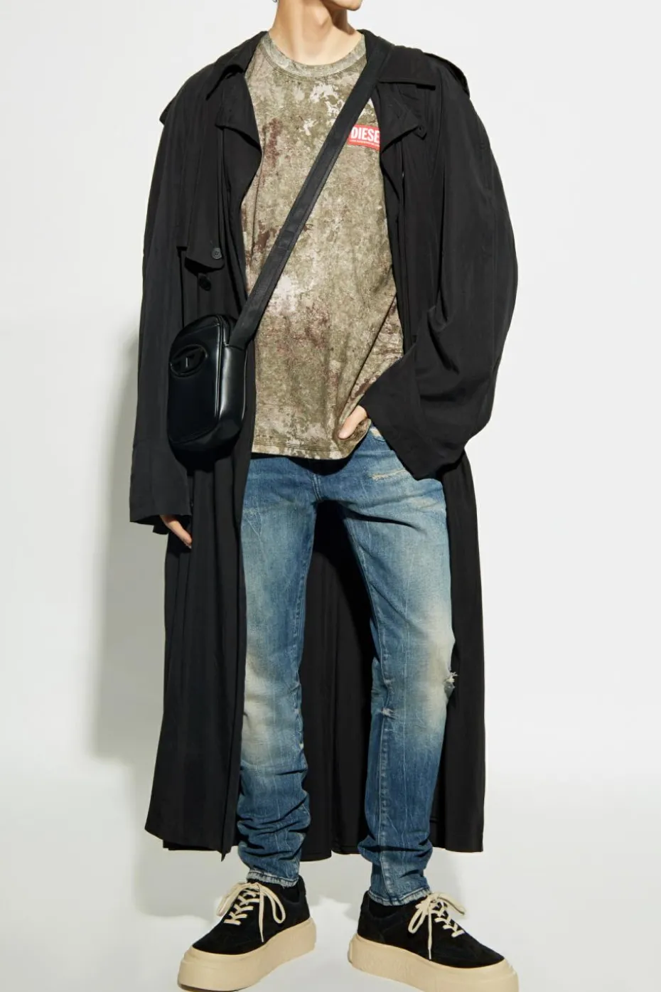 Diesel NIEBIESKI Jeansy `2019 D-STRUKT` L.32
