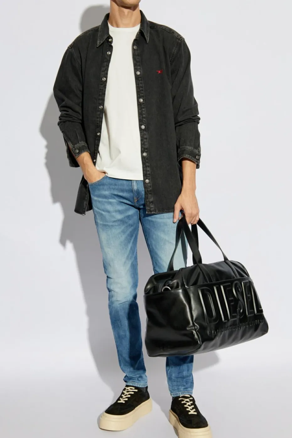 Diesel NIEBIESKI Jeansy `2019 D-STRUKT` L.32