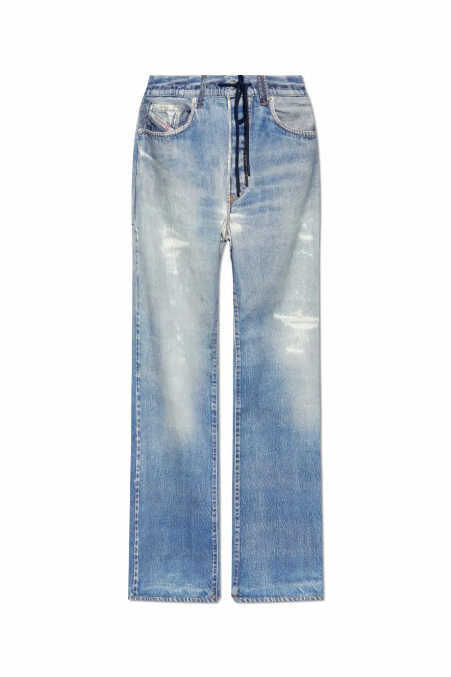 Diesel NIEBIESKI Jeansy `2080 D-REEL JOGG`