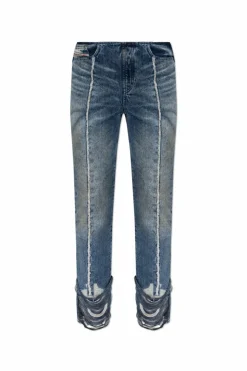 Diesel NIEBIESKI Jeansy `D-GINNA-FSG`
