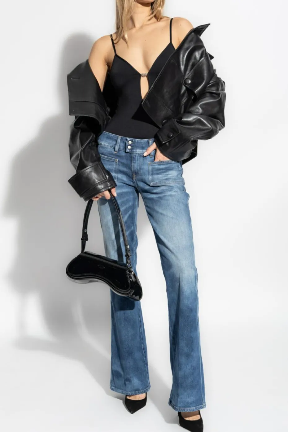 Diesel NIEBIESKI Jeansy 'D-HUSH L.32'