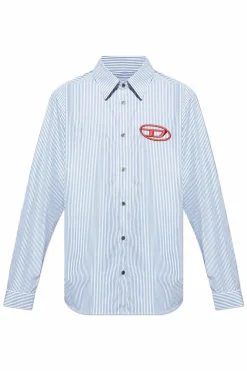 Diesel NIEBIESKI Koszula `S-SIMPLY-E`