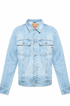 Diesel NIEBIESKI Kurtka jeansowa ‘D-BARCY’