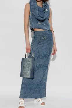 Diesel NIEBIESKI Spódnica `DE-MEGAN-FSG`