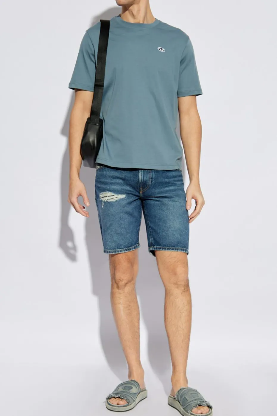 Diesel NIEBIESKI Szorty `D-FIN`