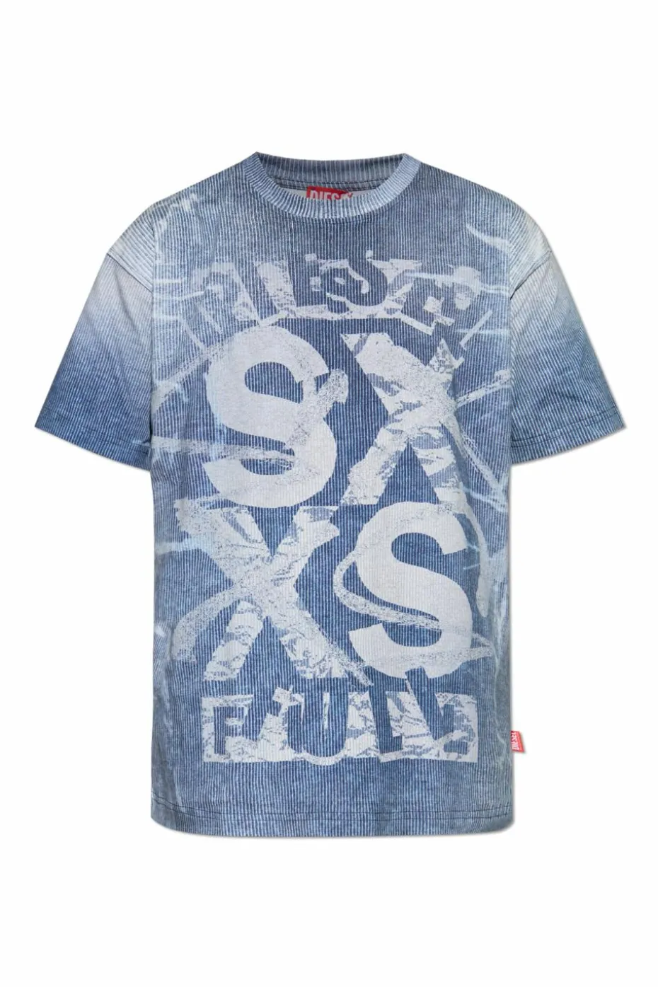 Diesel NIEBIESKI T-shirt `T-NORM-R3`