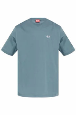 Diesel NIEBIESKI T-shirt `T-ADJUST-DOVAL-PJ`