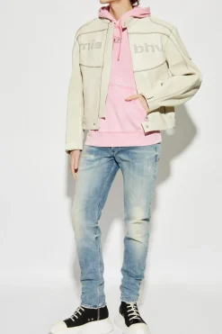 Diesel RÓŻOWY Bluza `GINN-HOOD-PAK`