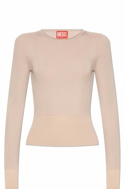 Diesel RÓŻOWY Sweter `M-SLESHS`