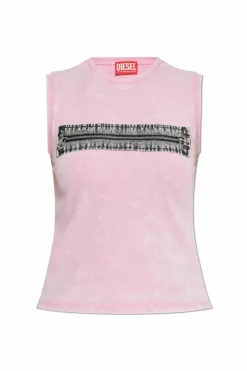 Diesel RÓŻOWY Top `T-ARTED`