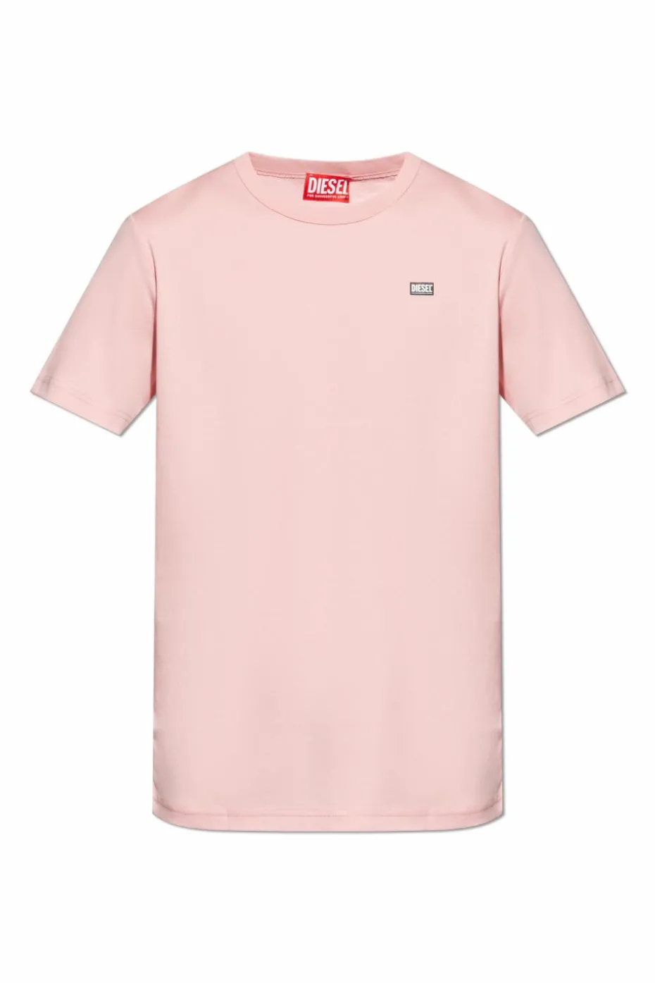 Diesel RÓŻOWY T-shirt `T-MIEGOR-K7`